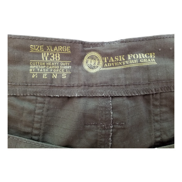 Task Force Adventure Gear Men's Cargo Green Shorts Size 38 Inseam 11‎ in - Picture 4 of 8